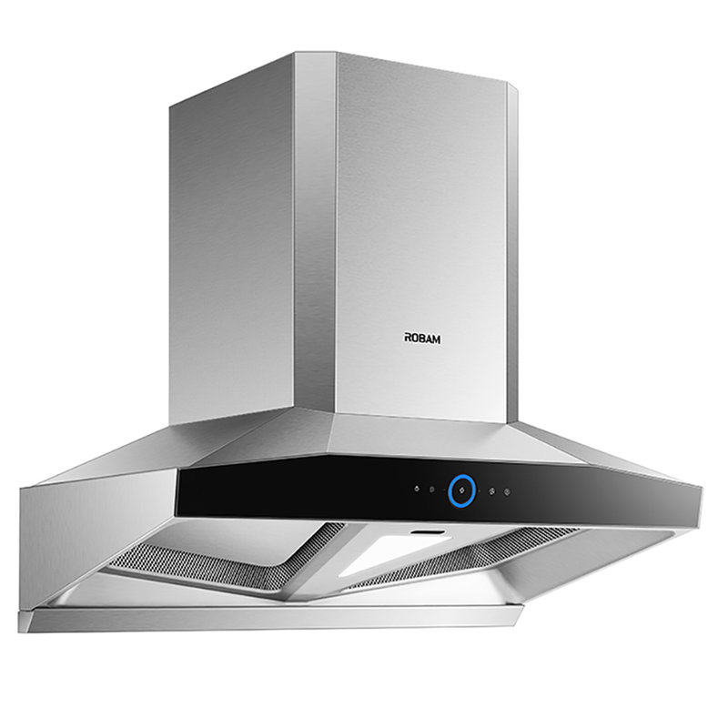 老板robamcxw2608235sjzt9b00欧式大吸力钢化玻璃嵌入式烟灶套餐