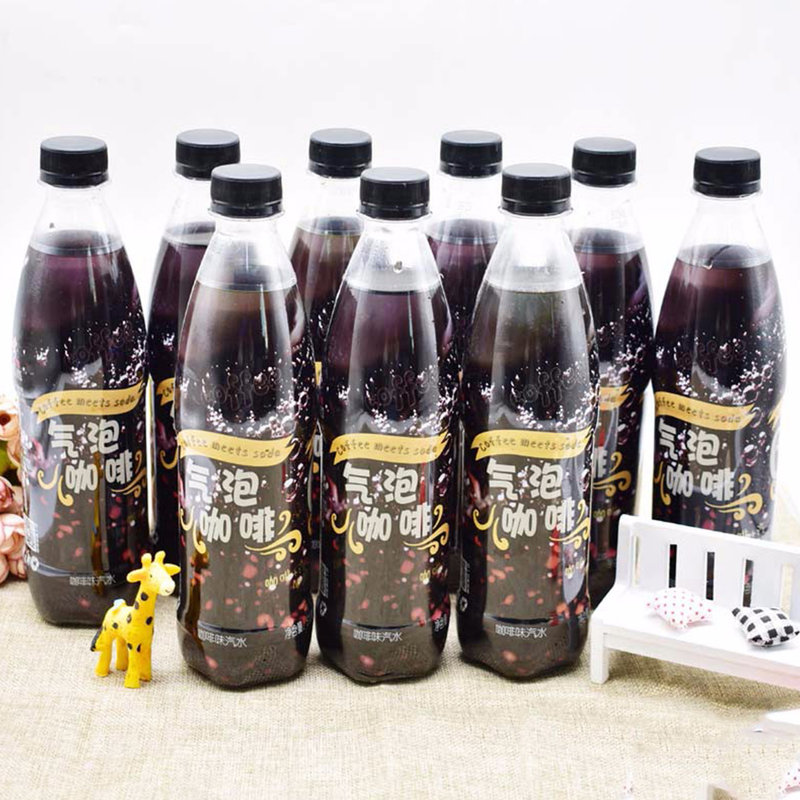八王寺气泡咖啡510ml12整箱装沈阳特产气泡咖啡碳酸饮料