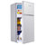 韩国现代（HYUNDAI）迷你冰箱小 冰箱小型电冰箱双门家用宿舍冷冻冷藏节能 76A128L第4张高清大图