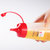 ASVEL日本细口调味瓶厨房酱油醋瓶 300ml红色透明 00980055第6张高清大图