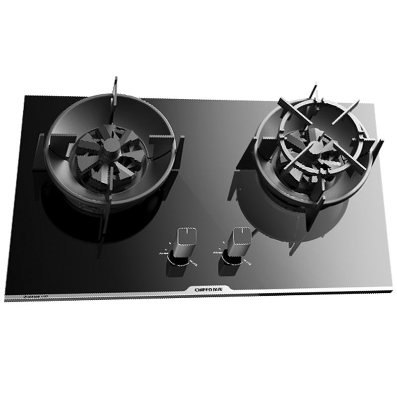 前锋chiffo燃气灶具jztq502b双眼灶高效旋火