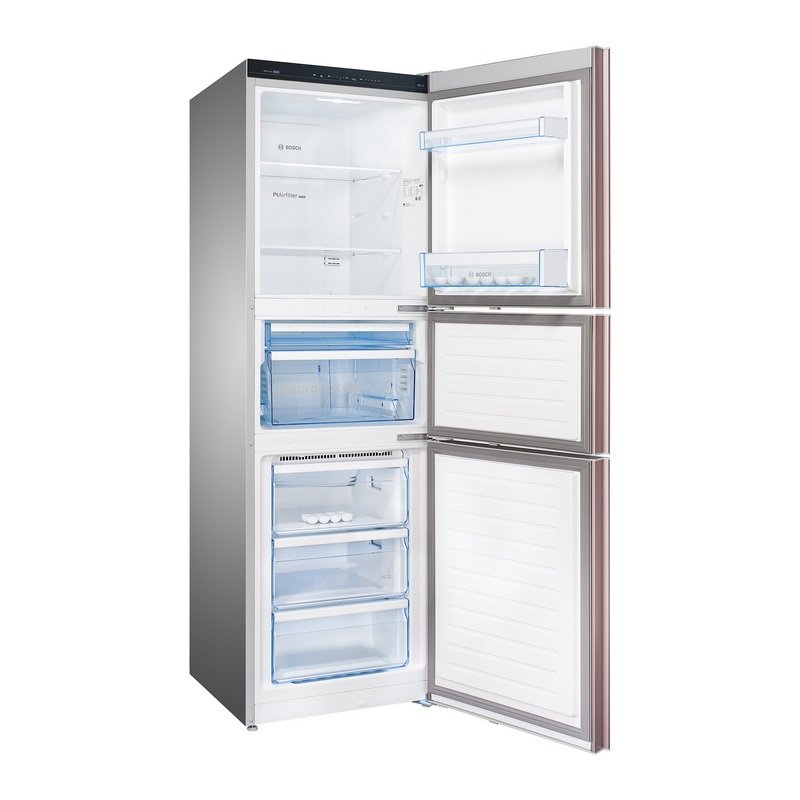 博世bosch295升三门冰箱一级能效风冷无霜抗菌净风家用变频电冰箱bcd