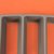 甜厨TenCook  家用6格通栏餐具厨具收纳盒筷子整理盒带盖厨房置物器皿台面免打孔 灰褐+珊瑚橙 TCKO09013第5张高清大图