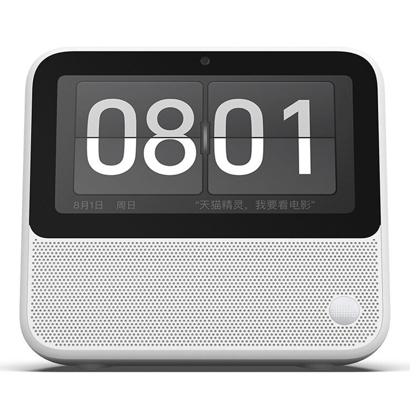 天猫精灵cc6智慧屏官方旗舰店小电视电子闹钟家用ai语音机器人锐思白