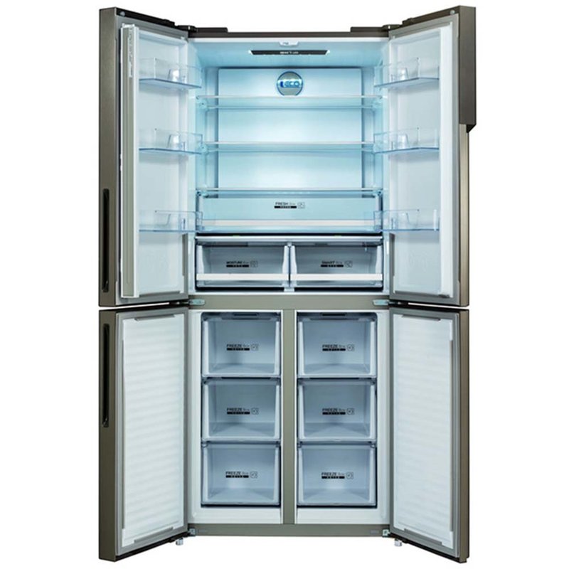 美菱meilingbcd413wup9b烟幕蓝十字对开风冷无霜