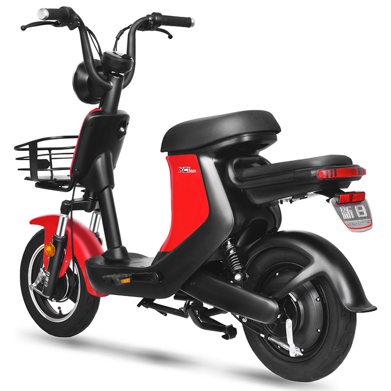 新日电动车xc1blzna12035006ggk1牡丹红油光黑