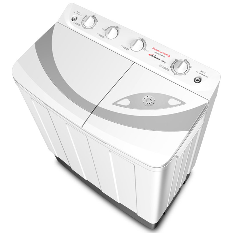 荣事达royalstar10公斤双缸双桶洗衣机半自动品质电机强劲水流性价比