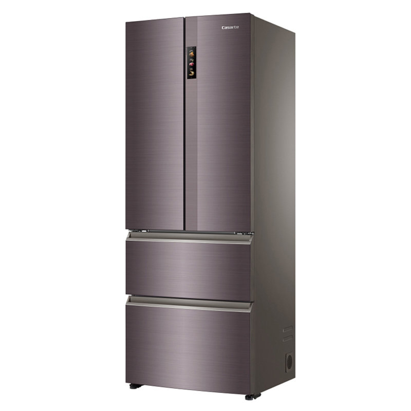 卡萨帝casarte500立升法式四门冰箱健康管家bcd500wdctu1极光紫