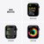 Apple Watch Series 7 智能手表GPS款45 毫米午夜色铝金属表壳午夜色运动型表带 MKN53CH/A第4张高清大图