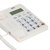 得力（deli） 792 白色有线坐式电话机（计价单位台） 白色第4张高清大图