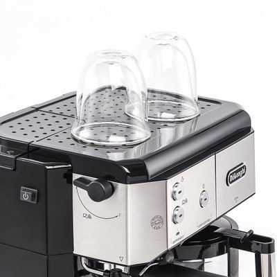 德龙（Delonghi）咖啡机 半自动咖啡机 意式美式 家用 泵压滴滤二合一 BCO421